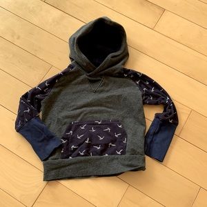 handmade hoodie with birds for boy